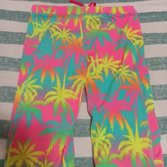 FUNKY TRUNKS SWIM JAMMER, NEON PALM PRINT, SIZE 32" (Pre-Owned) - Picture 3 of 7